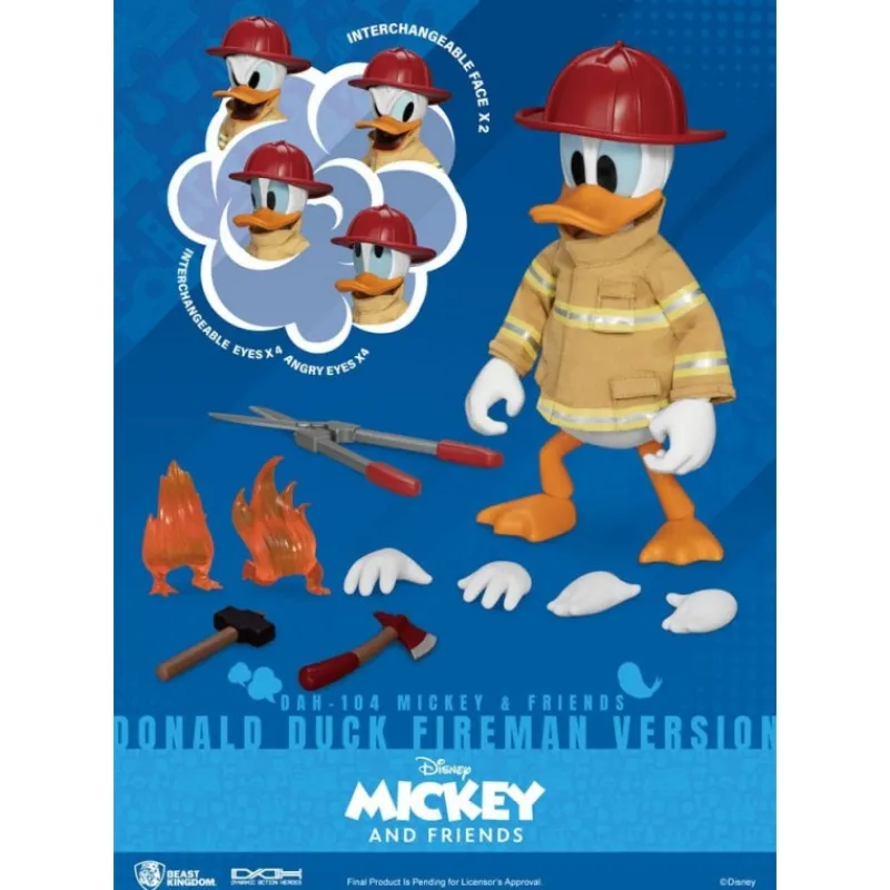 Discount Figura articulada Donald Duck Fireman 24 cm Películas Y Personajes De Disney ·Mickey & Minnie|Figuras Disney De Colección