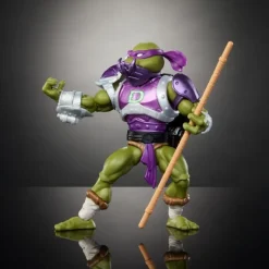 Mattel Las Tortugas Ninja^Figura Articulada Donatello MOTU x TMNT de 14 cm