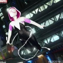 Mezco Toys Superhéroes Marvel|Coleccionismo Marvel^Figura articulada Ghost-Spider 1/12 Marvel 16 cm