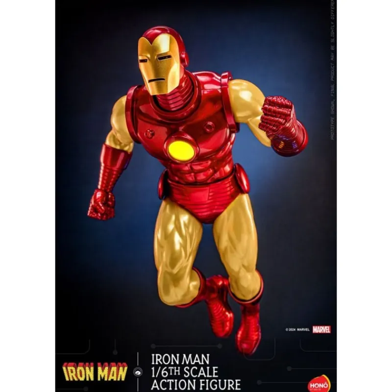 Outlet Figura articulada Iron Man 1/6 con LED 32 cm Superhéroes Marvel|Coleccionismo Marvel