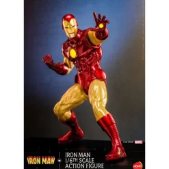 Outlet Figura articulada Iron Man 1/6 con LED 32 cm Superhéroes Marvel|Coleccionismo Marvel