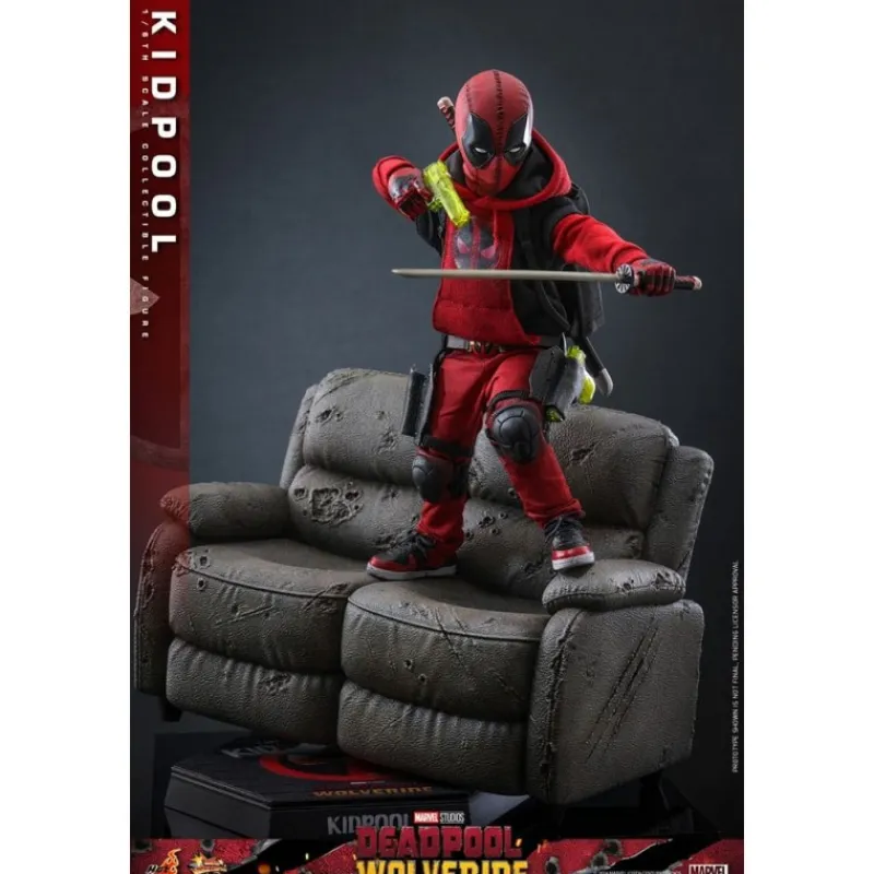 Hot Toys Superhéroes Marvel|Coleccionismo Marvel^Figura articulada Kidpool 22 cm de Deadpool y Wolverine