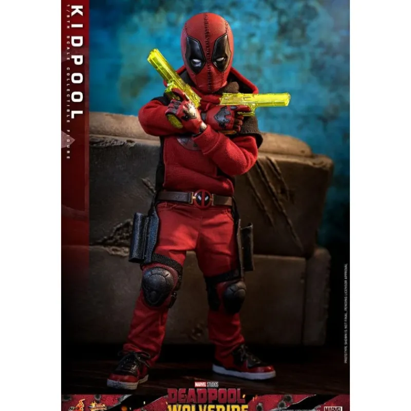 Hot Toys Superhéroes Marvel|Coleccionismo Marvel^Figura articulada Kidpool 22 cm de Deadpool y Wolverine