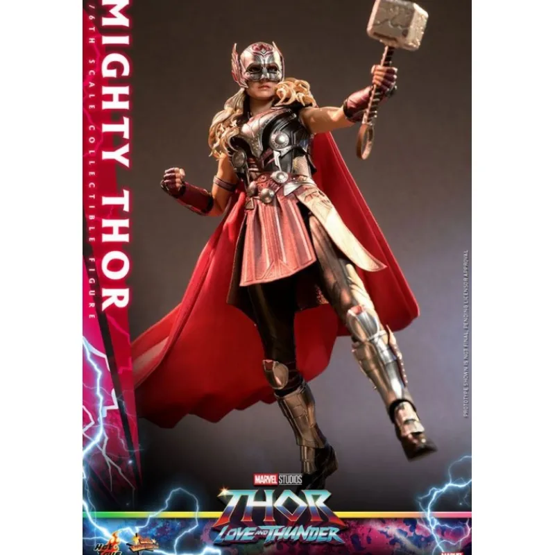Hot Toys Superhéroes Marvel|Coleccionismo Marvel^Figura articulada Mighty Thor 29 cm de