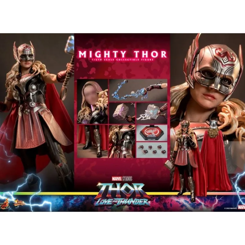Hot Toys Superhéroes Marvel|Coleccionismo Marvel^Figura articulada Mighty Thor 29 cm de