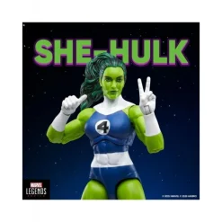 Hasbro Superhéroes Marvel|Coleccionismo Marvel^Figura articulada She-Hulk Marvel Legends Series Retro