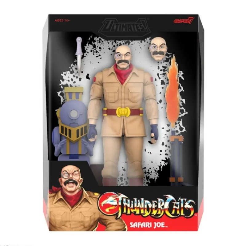 Super7 Thundercats^Figura Articulada Thundercats Ultimates Safari Joe 18 cm por