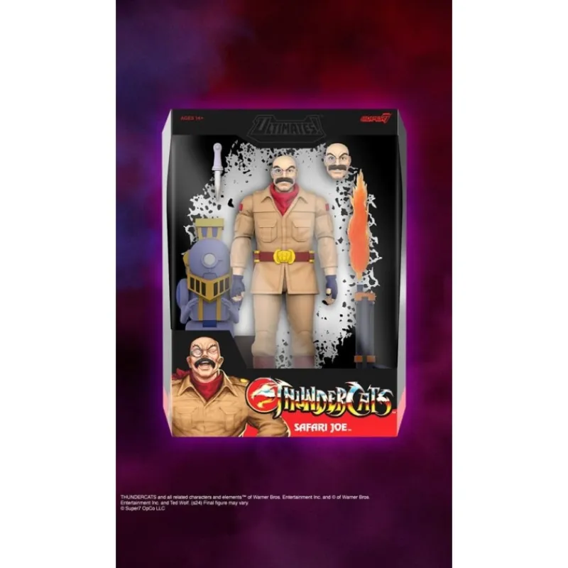 Super7 Thundercats^Figura Articulada Thundercats Ultimates Safari Joe 18 cm por