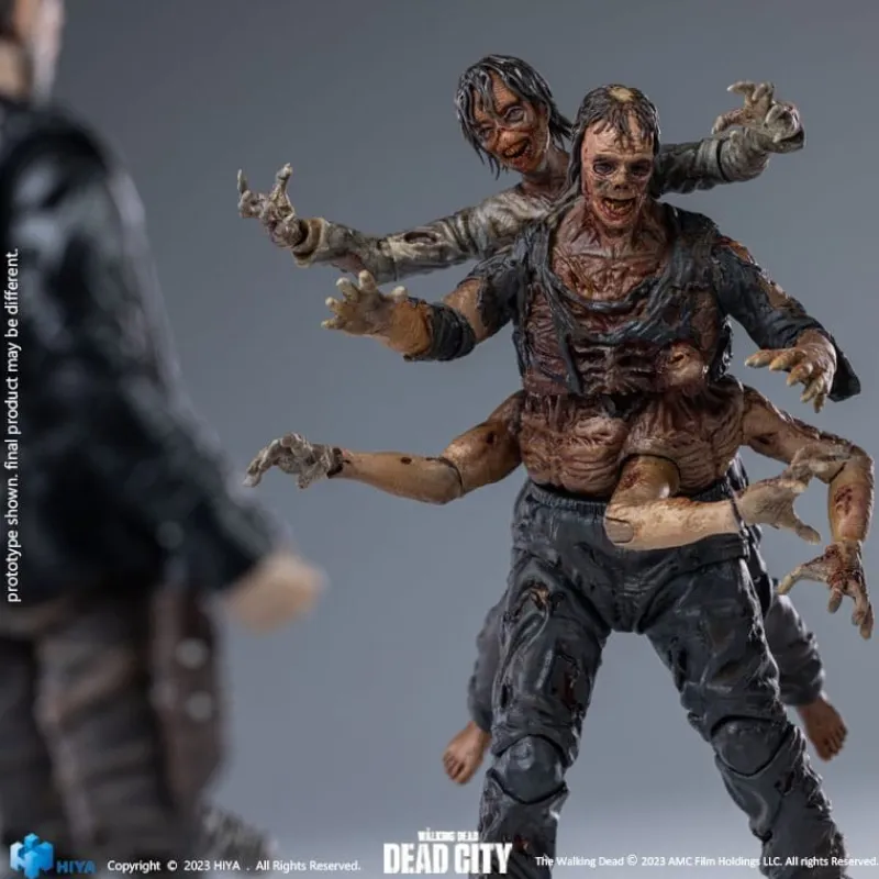 Hiya Toys Regalos De Otras Series^Figura articulada Walking Dead Exquisite Mini Dead City Walker King 11 cm