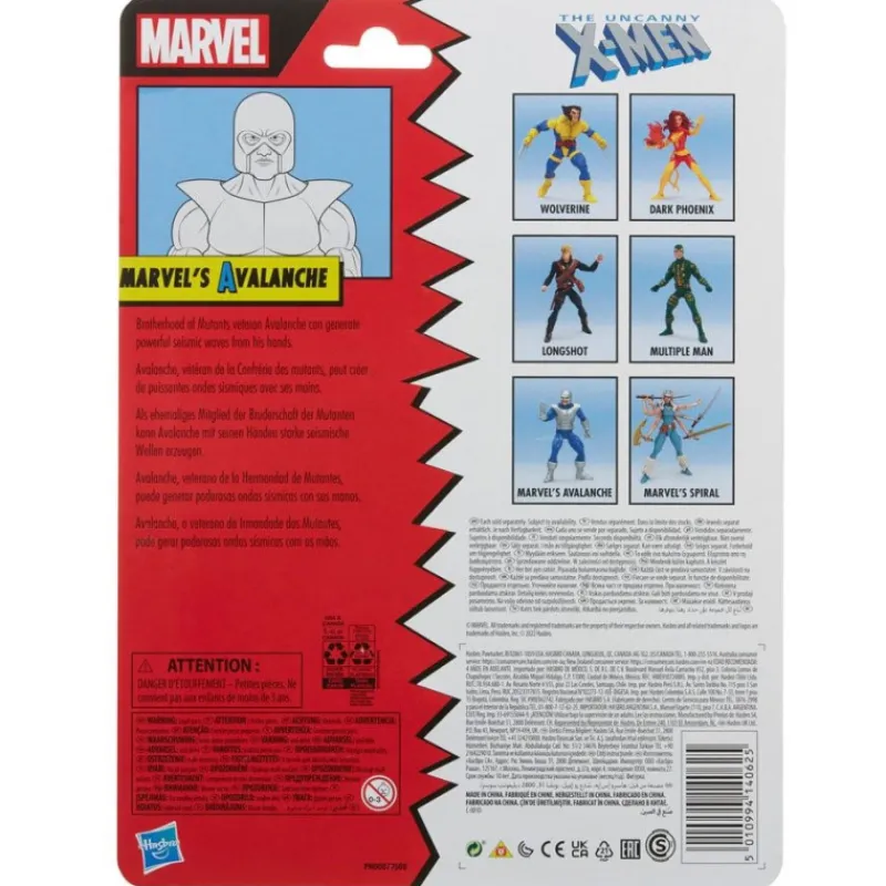 Hasbro Coleccionismo Marvel^Figura Avalancha X-Men Marvel Legends