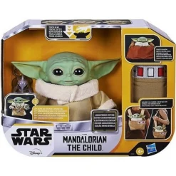 Hasbro The Mandalorian|Regalos Star Wars Por Personaje ^Figura Baby Yoda Grogu Animatrónico con Bolsa