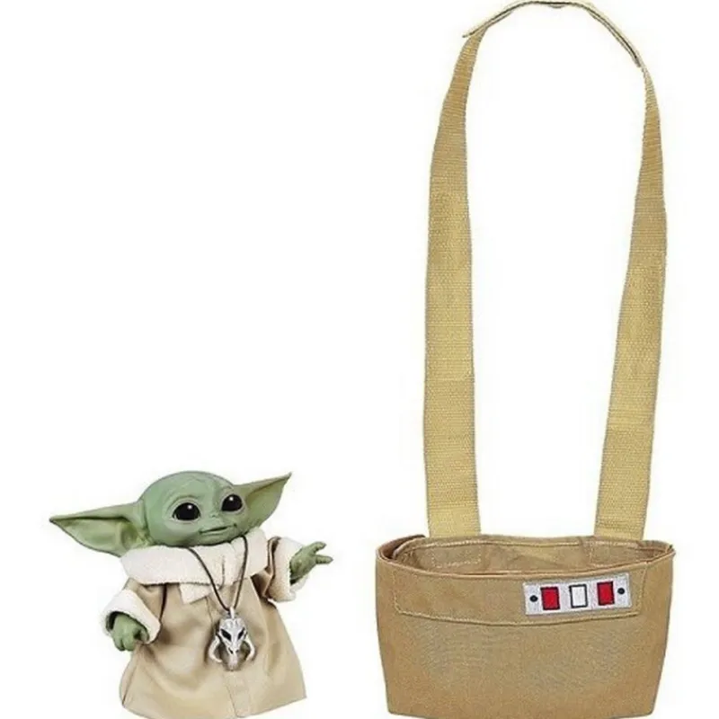 Hasbro The Mandalorian|Regalos Star Wars Por Personaje ^Figura Baby Yoda Grogu Animatrónico con Bolsa