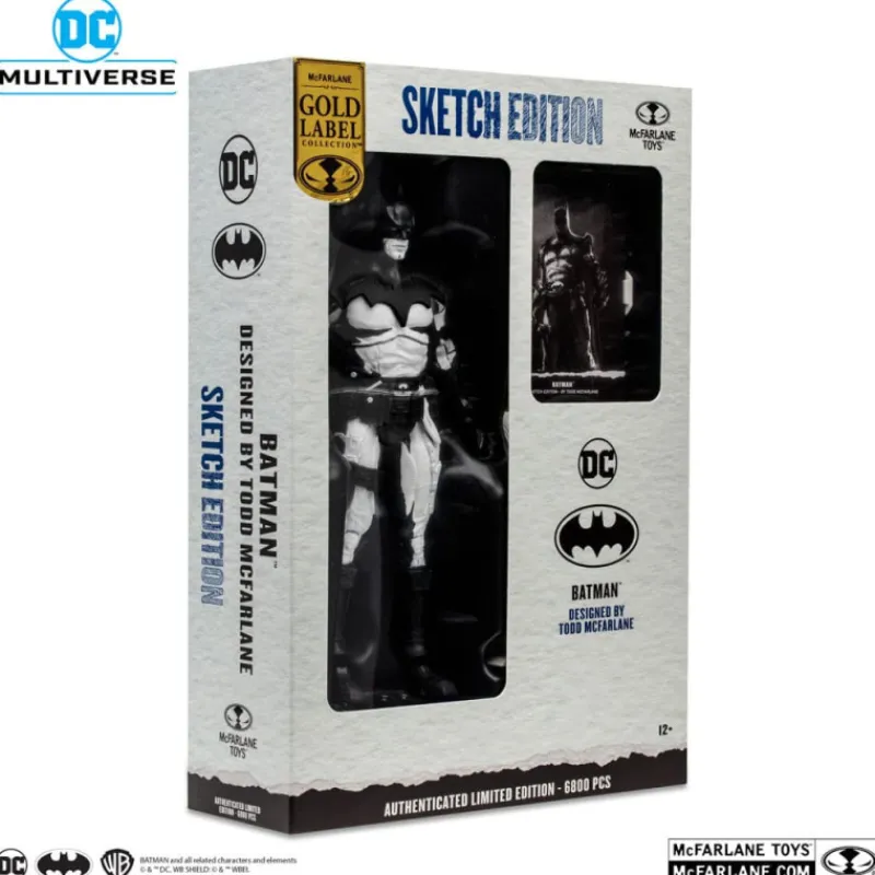 McFarlane Toys Figuras Dc^Figura Batman By Todd Mcfarlane Sketch Edition (Gold Label) 18 Cm Dc Multiverse