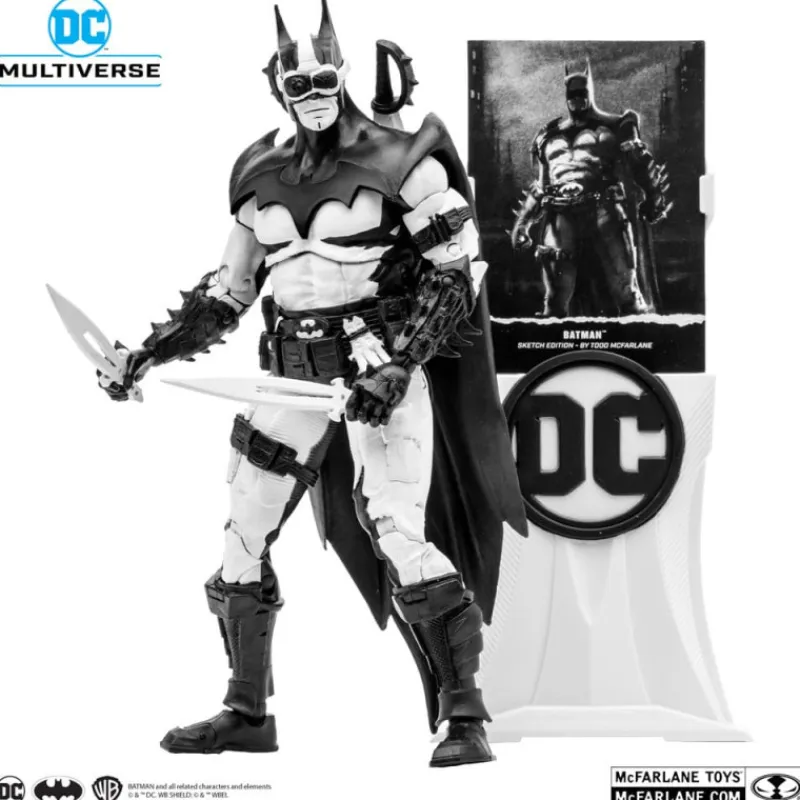 McFarlane Toys Figuras Dc^Figura Batman By Todd Mcfarlane Sketch Edition (Gold Label) 18 Cm Dc Multiverse