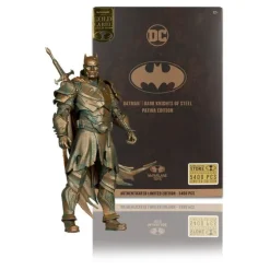 McFarlane Toys Regalos De Superhéroes Dc|Figuras Dc^Figura Batman Dark Knights of Steel Gold Label 18 cm