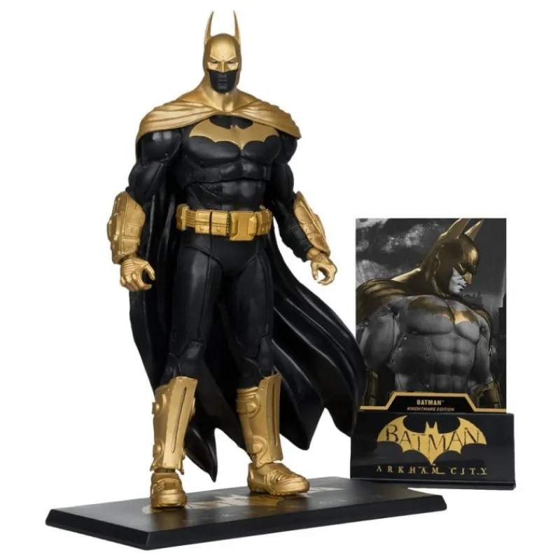 McFarlane Toys Regalos De Superhéroes Dc|Figuras Dc^Figura Batman Knightmare Edition Gold Label 19 cm DC Multiverse