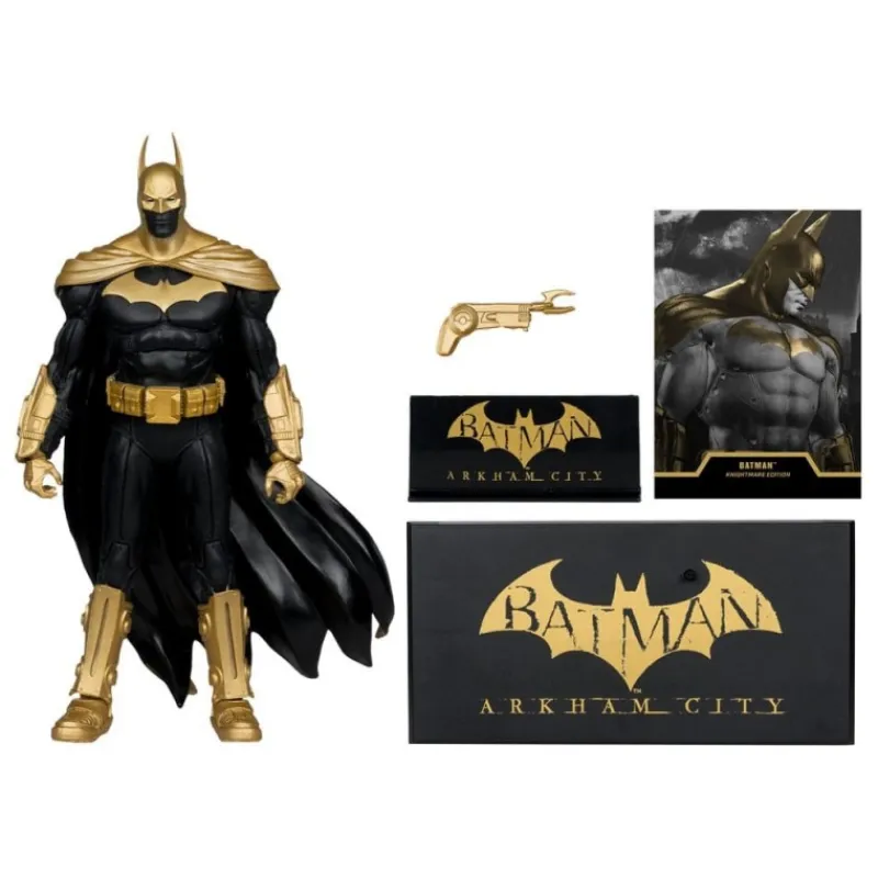 McFarlane Toys Regalos De Superhéroes Dc|Figuras Dc^Figura Batman Knightmare Edition Gold Label 19 cm DC Multiverse