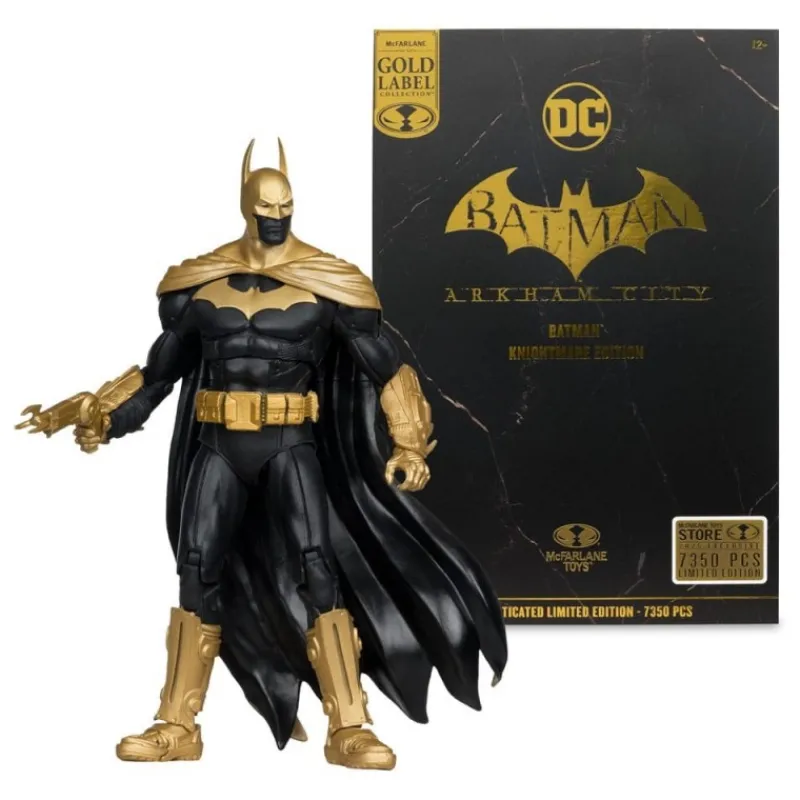 McFarlane Toys Regalos De Superhéroes Dc|Figuras Dc^Figura Batman Knightmare Edition Gold Label 19 cm DC Multiverse