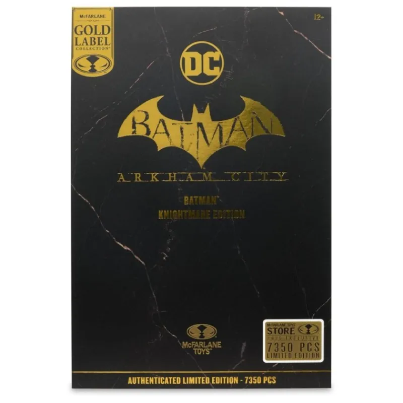 McFarlane Toys Regalos De Superhéroes Dc|Figuras Dc^Figura Batman Knightmare Edition Gold Label 19 cm DC Multiverse