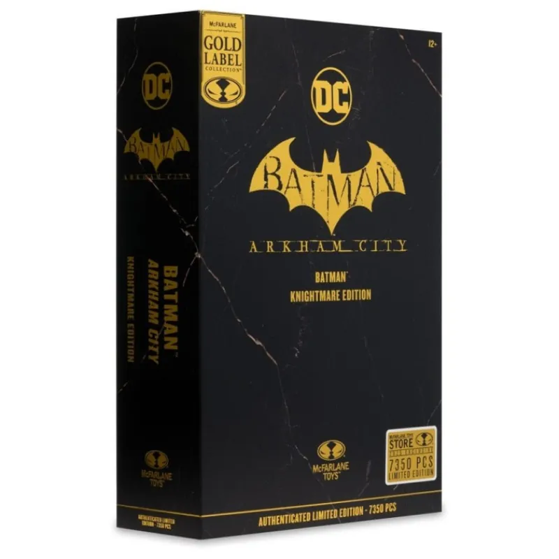 McFarlane Toys Regalos De Superhéroes Dc|Figuras Dc^Figura Batman Knightmare Edition Gold Label 19 cm DC Multiverse