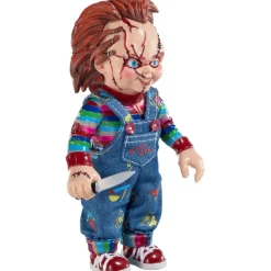 Figura Bendyfigs Chucky - Flexible y Doblable, 14 cm Chucky Muñeco Diabólico
