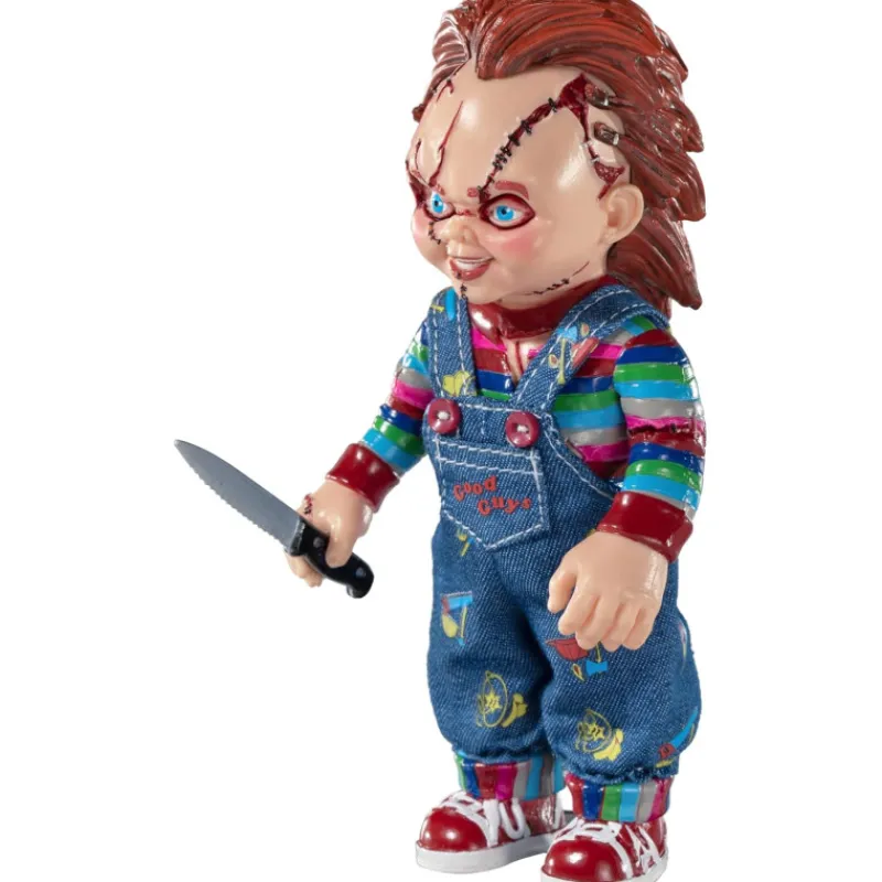 Figura Bendyfigs Chucky - Flexible y Doblable, 14 cm Chucky Muñeco Diabólico