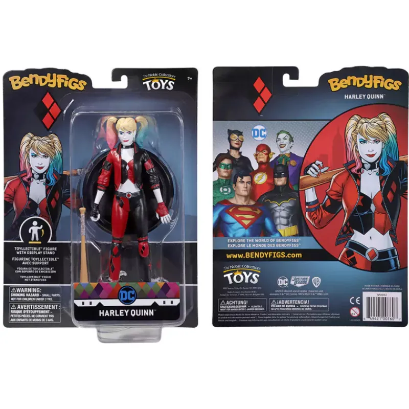 The Noble Collection Figuras Dc^Figura Bendyfigs Harley Rebirth DC comics