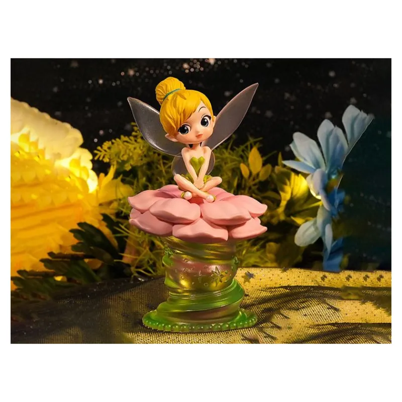 Bandai Películas Y Personajes De Disney ·Campanilla Y Peter Pan|Figuras Disney De Colección ^Figura Campanilla 10cm Banpresto Qposket Peter Pan