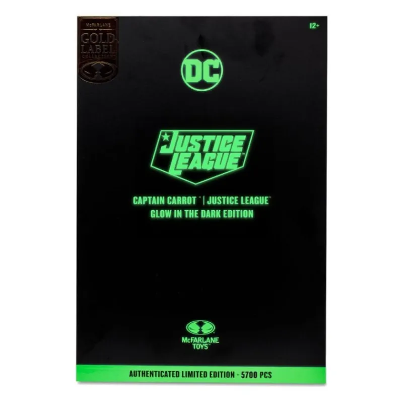 Figura Captain Carrot Glow In The Dark 18 cm - DC Multiverse Regalos De Superhéroes Dc|Figuras Dc