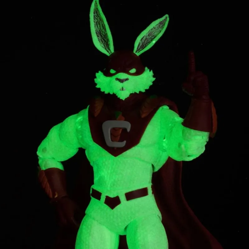 Figura Captain Carrot Glow In The Dark 18 cm - DC Multiverse Regalos De Superhéroes Dc|Figuras Dc
