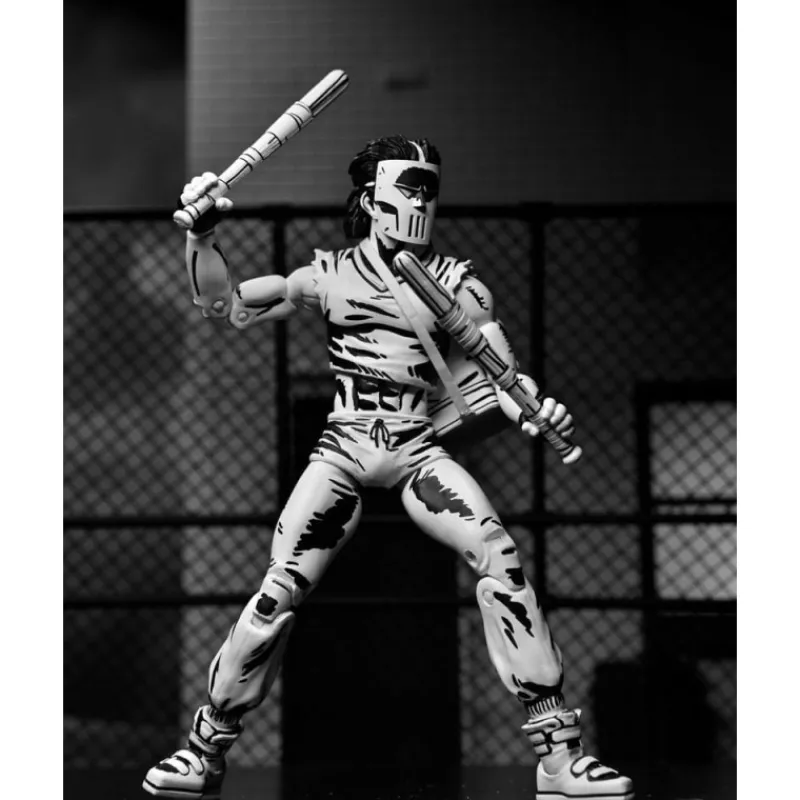 Neca Las Tortugas Ninja^Figura Casey Jones Black & White 18 cm de