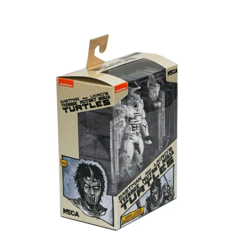 Neca Las Tortugas Ninja^Figura Casey Jones Black & White 18 cm de