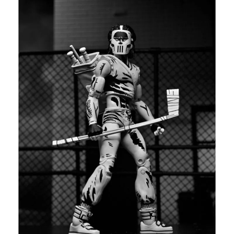Neca Las Tortugas Ninja^Figura Casey Jones Black & White 18 cm de