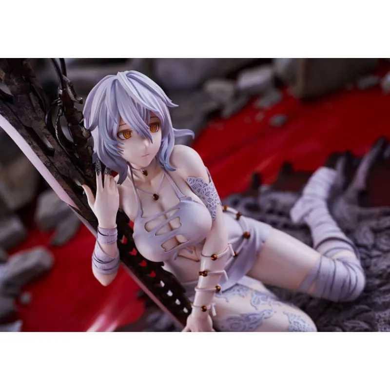 New Figura Code Vein Artfxj Pvc 1/7 Io Cuddling The Sword 24 Cm Regalos Y Coleccionismo Para Gamers - Cosas De Videojuegos Míticos