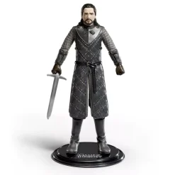 The Noble Collection Juego De Tronos Y La Casa Del Dragón ^Figura Coleccionable Bendyfigs Jon Snow - Game of Thrones