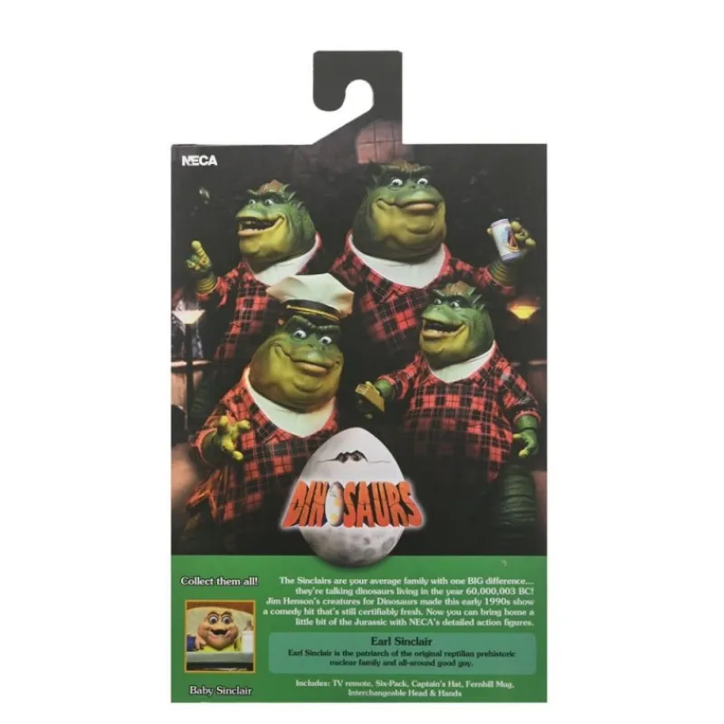 Hot Figura Coleccionable Ultimate Earl Sinclair de Dinosaurs - 18 cm Regalos De Otras Series