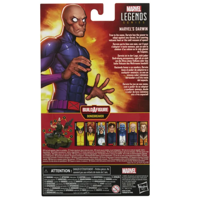 Hasbro Superhéroes Marvel|Coleccionismo Marvel^Figura Darwin X-Men Marvel Legends