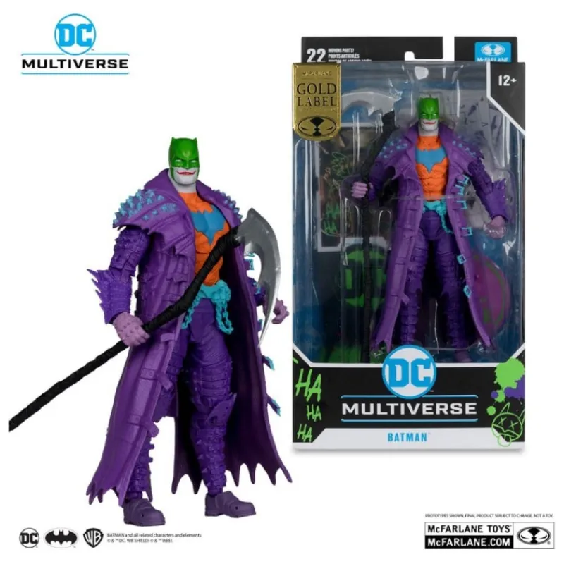 Clearance Figura DC Multiverse Batman Jokerized Gold Label 18 cm Regalos De Superhéroes Dc|Regalos De Villanos Dc