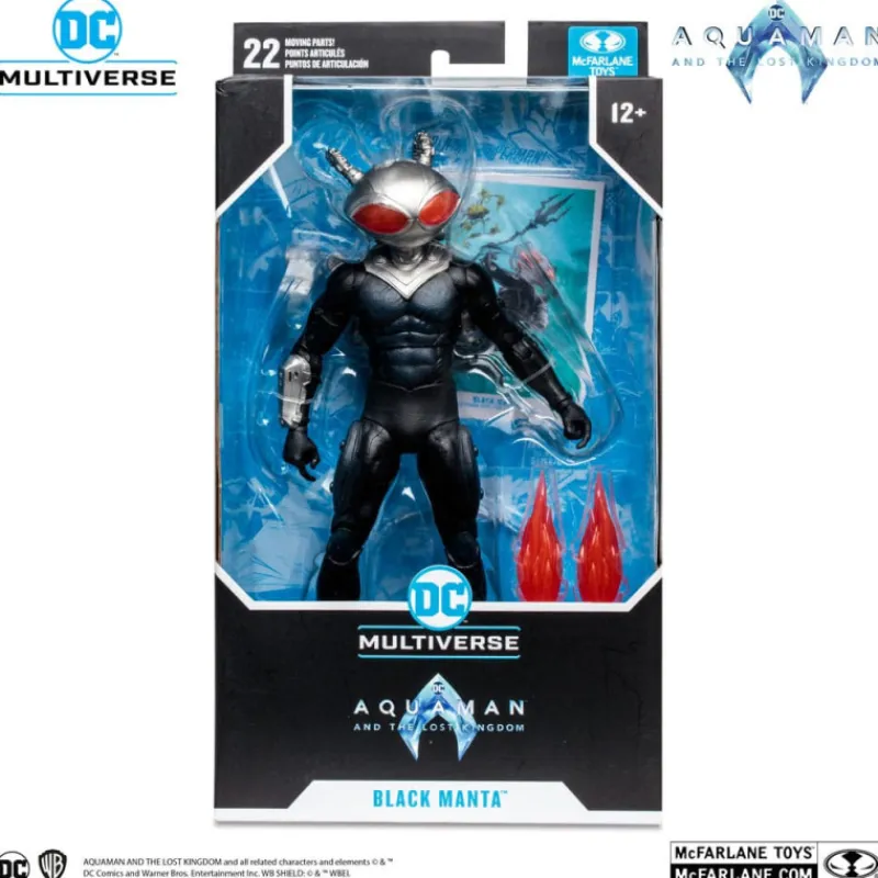 McFarlane Toys Figuras Dc^Figura Dc Multiverse Black Manta 18 Cm Aquaman Y El Reino Perdido