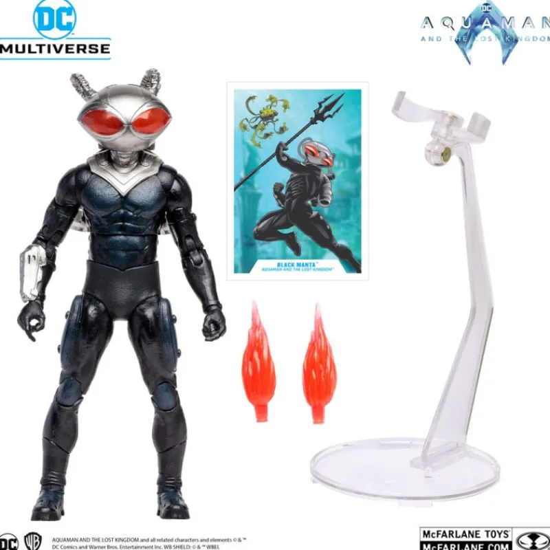 McFarlane Toys Figuras Dc^Figura Dc Multiverse Black Manta 18 Cm Aquaman Y El Reino Perdido