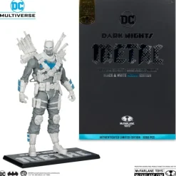 McFarlane Toys Regalos De Superhéroes Dc|Figuras Dc^Figura DC Multiverse The Grim Knight Black & White Accent 18 cm