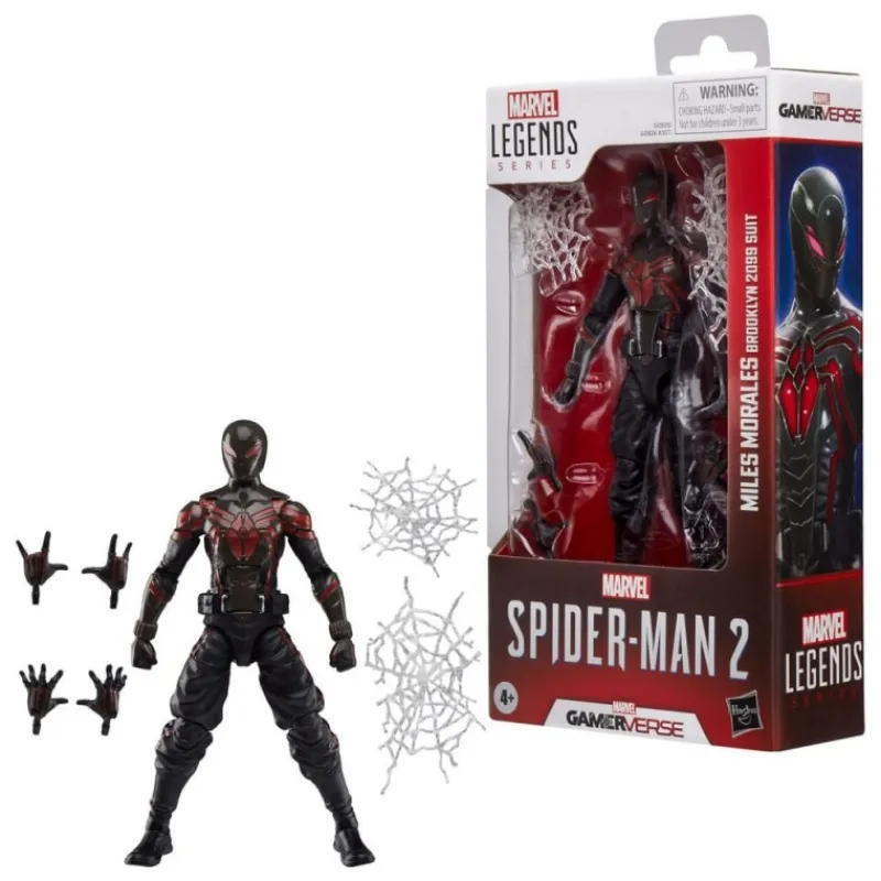 Hasbro Superhéroes Marvel|Coleccionismo Marvel^Figura de Acción Miles Morales Spider-Man 2 Gamerverse 15 cm