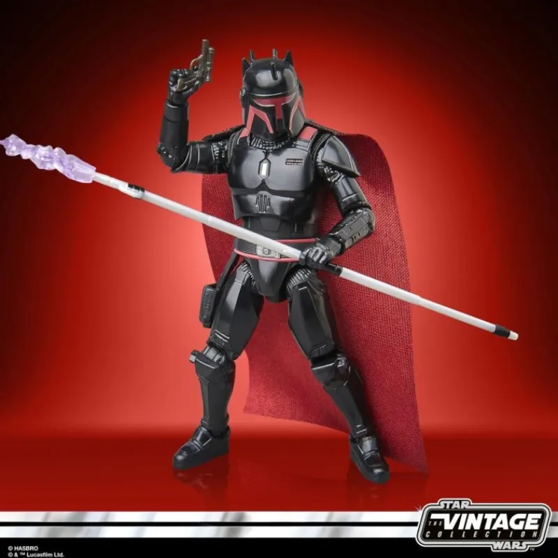 Hasbro The Mandalorian^Figura de acción Moff Gideon con armadura Dark Trooper, 9.5 cm