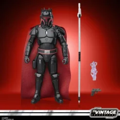 Hasbro The Mandalorian^Figura de acción Moff Gideon con armadura Dark Trooper, 9.5 cm