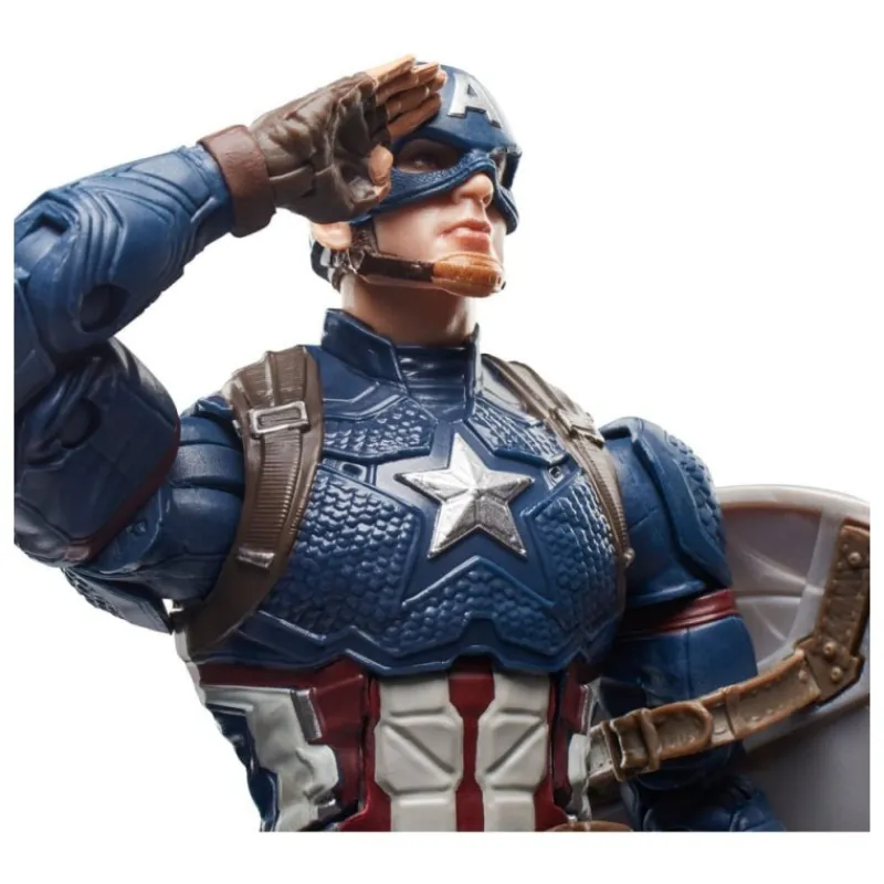 Hasbro Superhéroes Marvel|Coleccionismo Marvel^Figura de Capitán América 15 cm - Marvel Legends Vengadores: Endgame