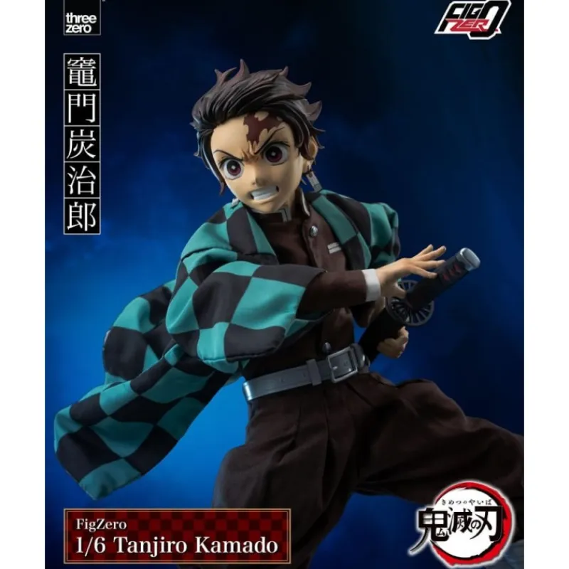 Threezero Figuras^Figura de colección Tanjiro Kamado de Demon Slayer 27 cm