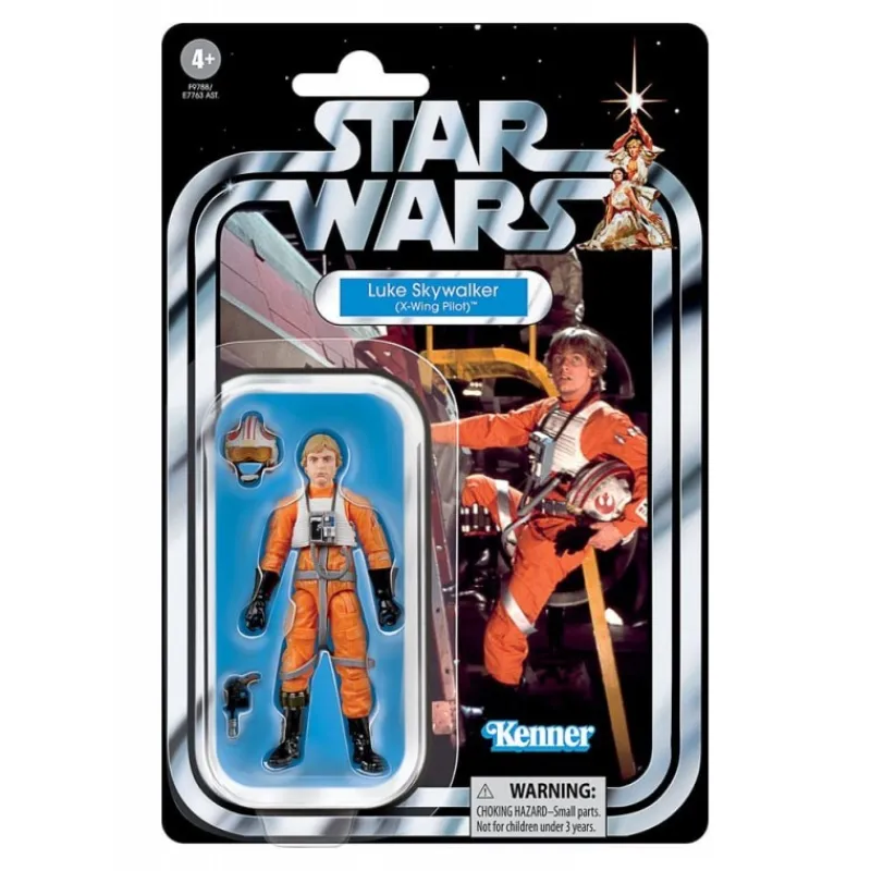 Hasbro Regalos Star Wars Por Personaje |Replicas Y Coleccionismo Star Wars ^Figura de Luke Skywalker X-Wing Pilot - Star Wars Vintage Collection
