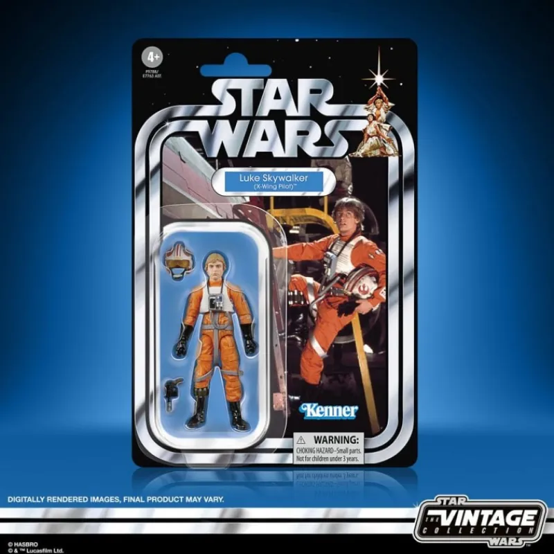 Hasbro Regalos Star Wars Por Personaje |Replicas Y Coleccionismo Star Wars ^Figura de Luke Skywalker X-Wing Pilot - Star Wars Vintage Collection