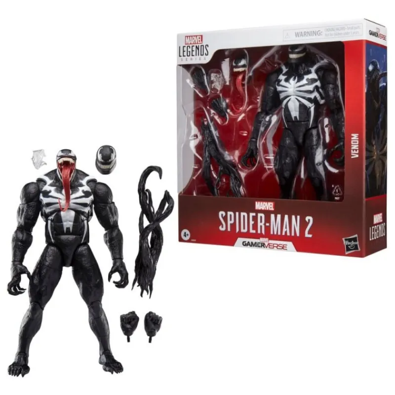 Hasbro Cosas De Villanos Marvel|Superhéroes Marvel^Figura de Venom de Spider-Man 2 Gamerverse Marvel Legends 26 cm