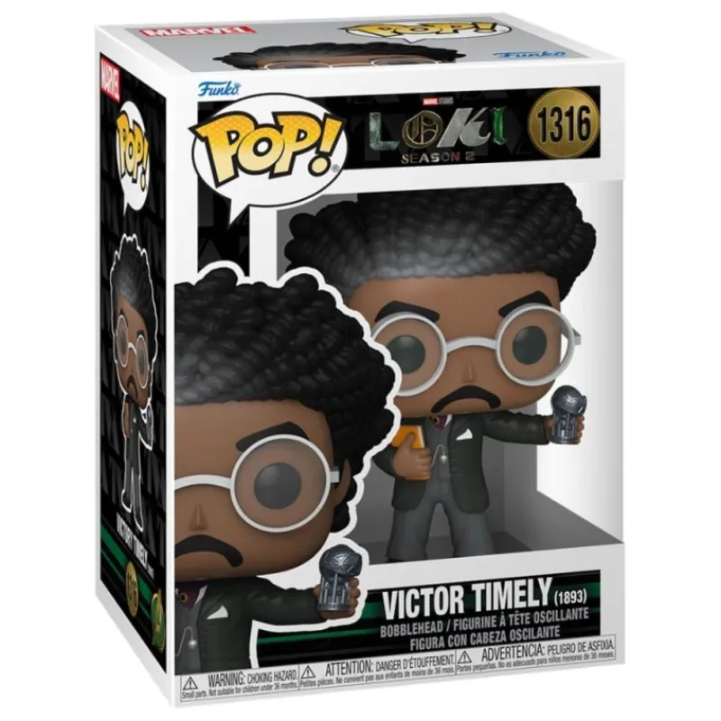 Hot Figura de Vinilo Loki POP! Victor Timely 9 cm Cosas De Villanos Marvel|Superhéroes Marvel